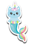 Cat Unicorn Mermaid Caticorn Vinyl Decal