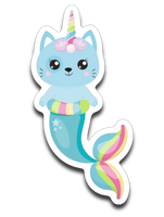 Cat Unicorn Mermaid Caticorn Vinyl Decal