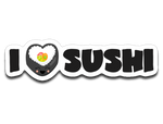 Kawaii I Love Sushi Vinyl Decal Sticker