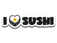 Kawaii I Love Sushi Vinyl Decal Sticker