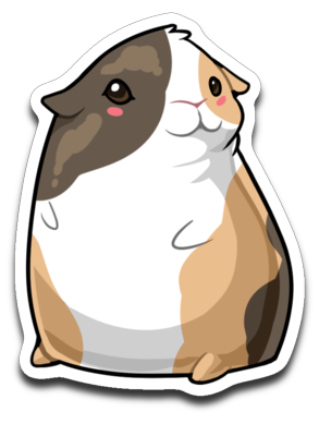Guinea Pig Vinyl Decal Sticker