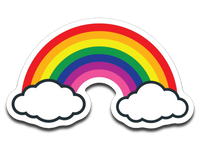 Rainbow Vinyl Decal Sticker
