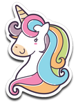 Rainbow Unicorn Vinyl Decal Sticker