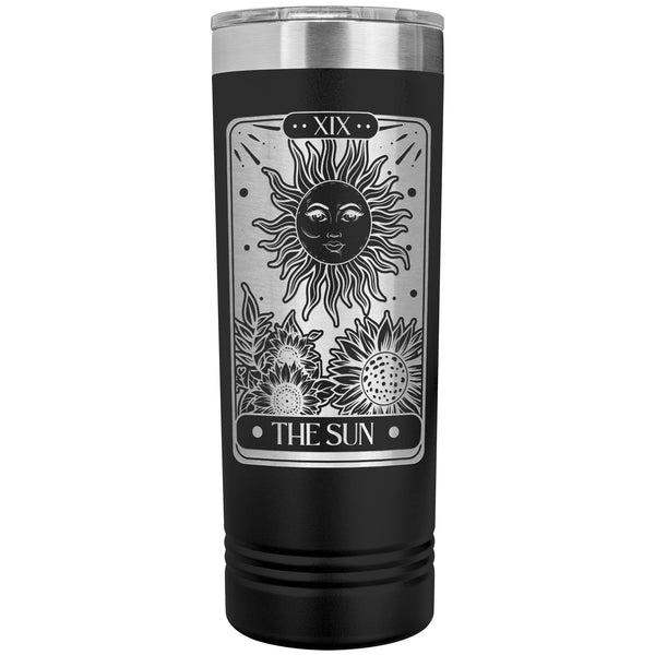 Tarot Card the Sun 22oz Skinny Tumbler
