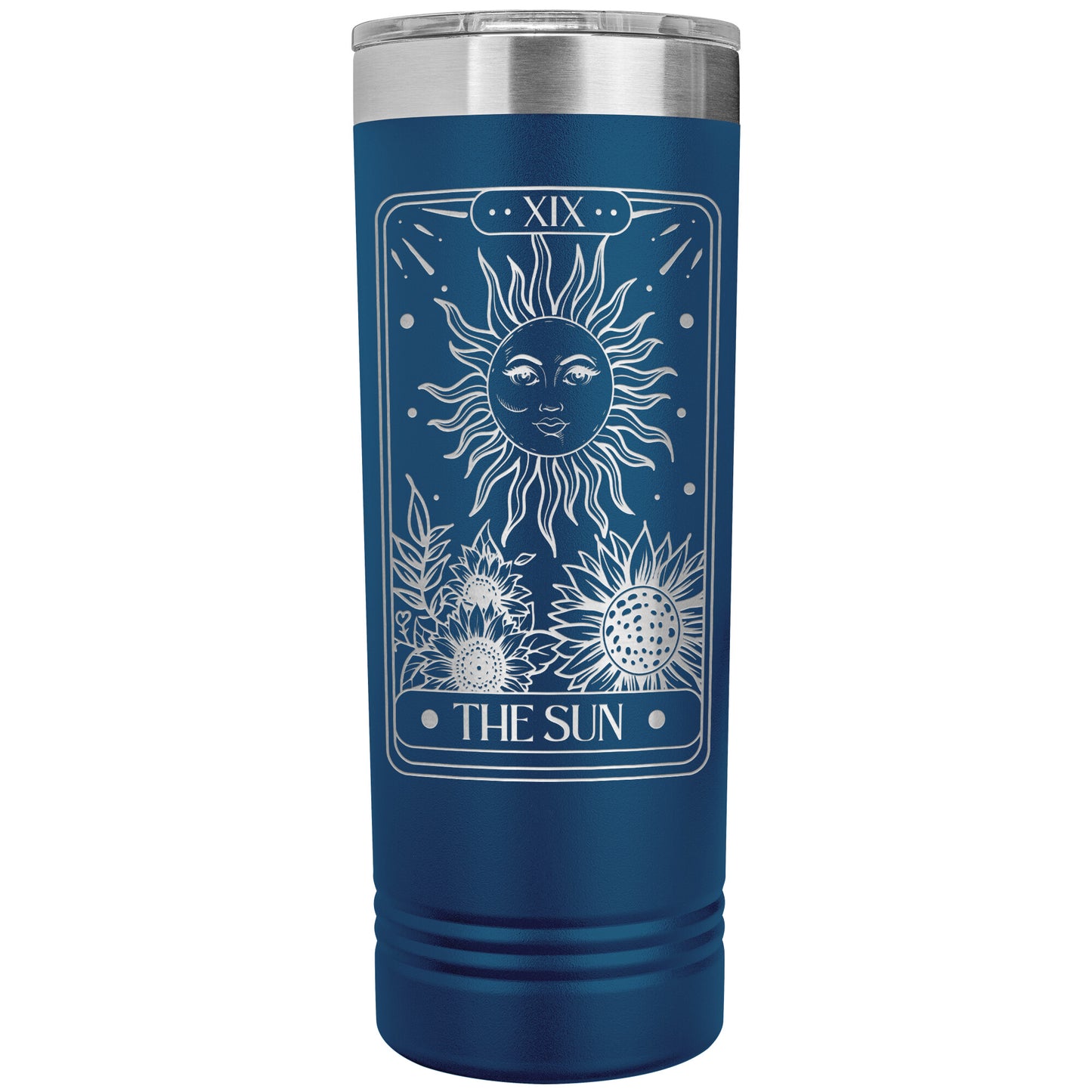 Tarot Card the Sun 22oz Skinny Tumbler