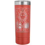Tarot Card the Sun 22oz Skinny Tumbler
