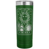Tarot Card the Sun 22oz Skinny Tumbler
