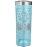 Tarot Card the Sun 22oz Skinny Tumbler