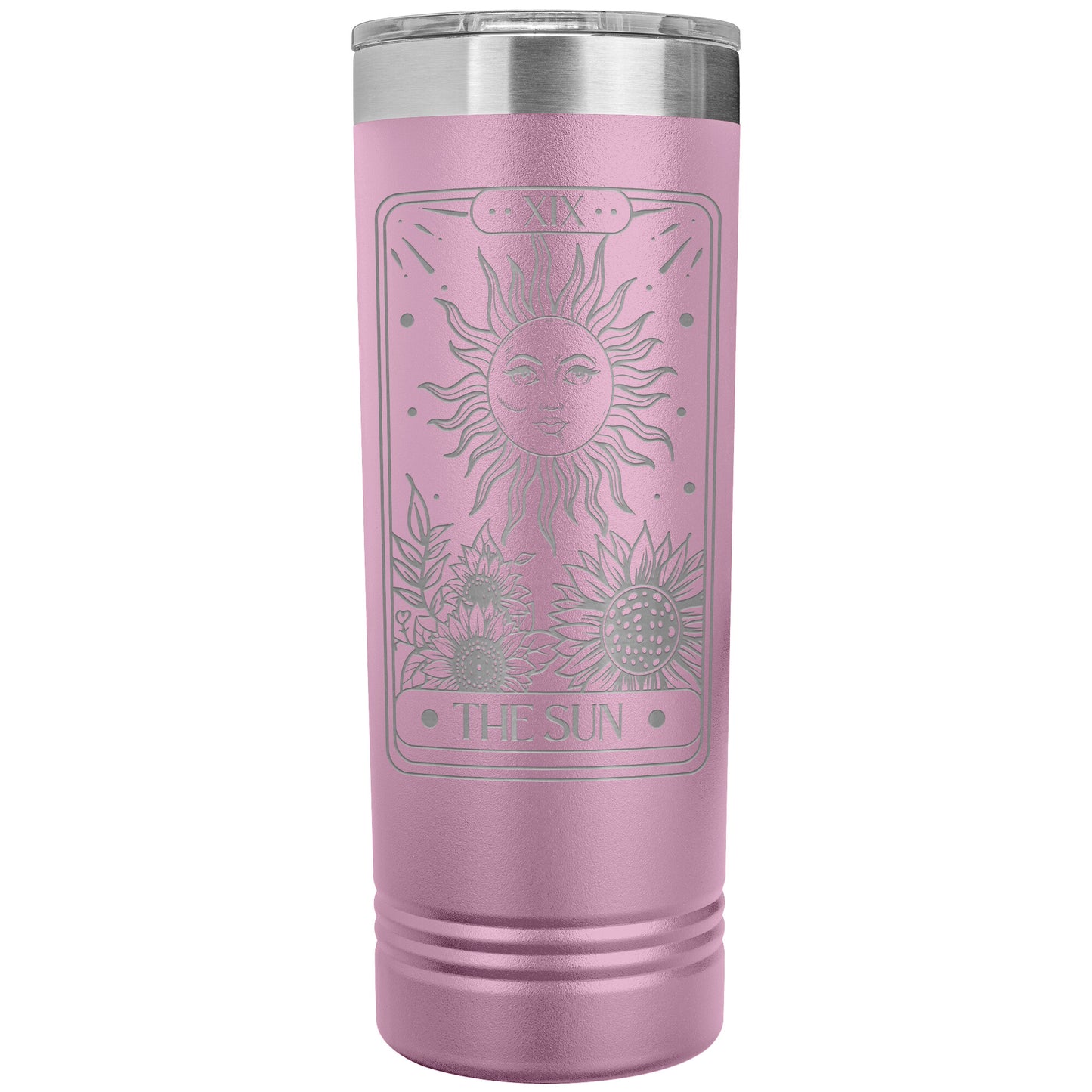 Tarot Card the Sun 22oz Skinny Tumbler