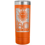 Tarot Card the Sun 22oz Skinny Tumbler