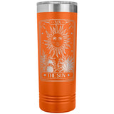 Tarot Card the Sun 22oz Skinny Tumbler