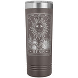 Tarot Card the Sun 22oz Skinny Tumbler