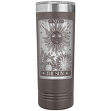 Tarot Card the Sun 22oz Skinny Tumbler
