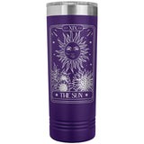 Tarot Card the Sun 22oz Skinny Tumbler