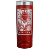 Tarot Card the Sun 22oz Skinny Tumbler