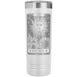 Tarot Card the Sun 22oz Skinny Tumbler
