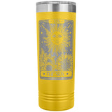 Tarot Card the Sun 22oz Skinny Tumbler