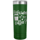Witch Way to the Coffee 22oz Skinny Tumbler
