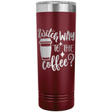 Witch Way to the Coffee 22oz Skinny Tumbler