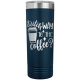 Witch Way to the Coffee 22oz Skinny Tumbler