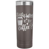 Witch Way to the Coffee 22oz Skinny Tumbler