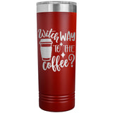 Witch Way to the Coffee 22oz Skinny Tumbler