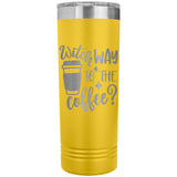 Witch Way to the Coffee 22oz Skinny Tumbler