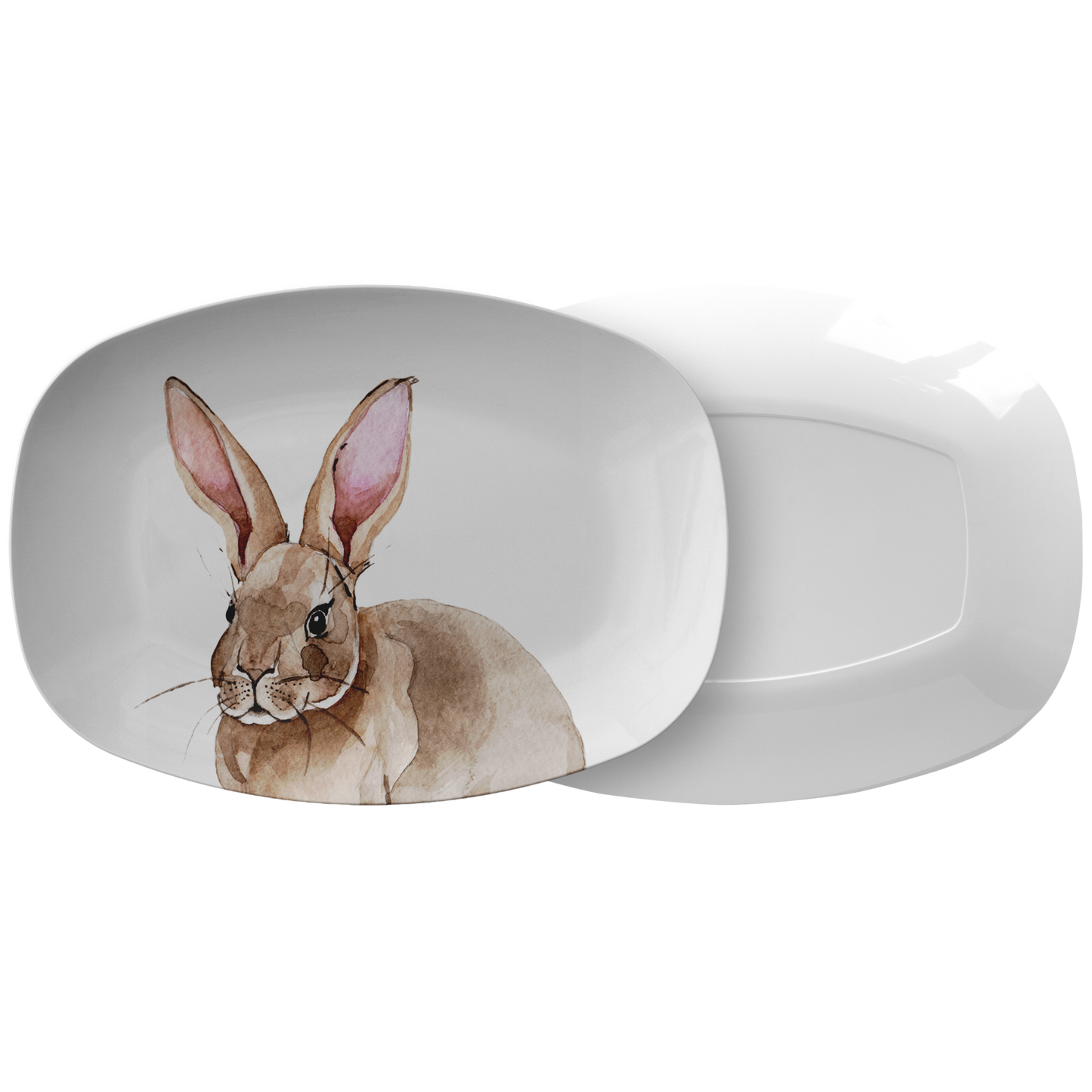 Rabbit Platter Easter Serving Tray