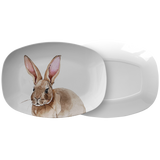 Rabbit Platter Easter Serving Tray
