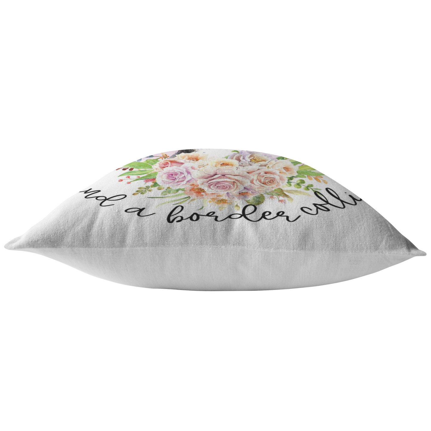 All You Need Is Love and a Border Collie Pillow Cover | Border Collie Mom Dog Lover Birthday Mothers Day Gift