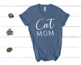 Cat Mom V-Neck Shirt for Women