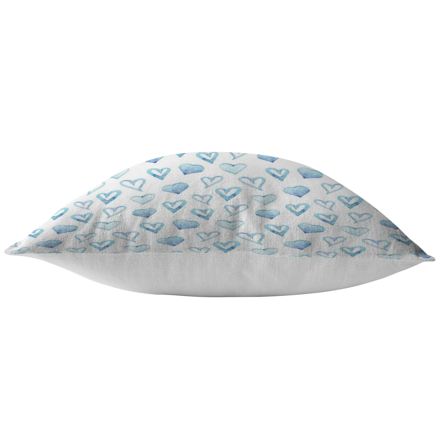 Blue Heart Pillow Cover