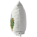 Honey Bee Pillow Green and Brown Bee Lover Gift | Bedroom Living Room Decor | Unisex Neutral Nursery | Mothers Day Idea
