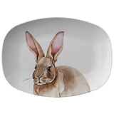 Rabbit Platter Easter Serving Tray