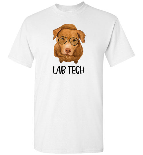 Lab Tech Golden Labrador Retriever Shirt