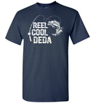Reel Cool Deda Fishing Themed Shirt for Serbian Grandpa Men