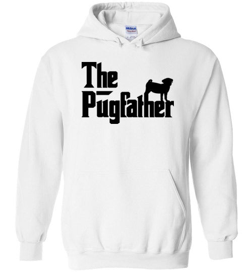 The Pugfather Hoodie Funny Pug Dad Dog Lover Gift for Men
