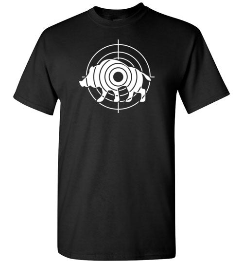 Boar Hunting Target Shirt for Men Gift for Wild Pig Hunter
