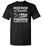 Pop Pop and Grandson Fishing Buddies for Life Matching Shirt for Boys