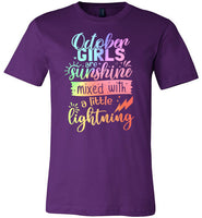 October Girls Are Sunshine Mixed with a Little Lightning
