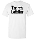 The Catfather Funny Cat Dad Shirt for Men Cat Lovers