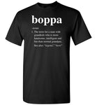 Boppa Definition Shirt for Men Grandpa