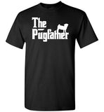 The Pugfather Funny Pug Dad Pug Dog Lover Shirt for Men