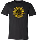 Leopard Print Sunflower Shirt for Women
