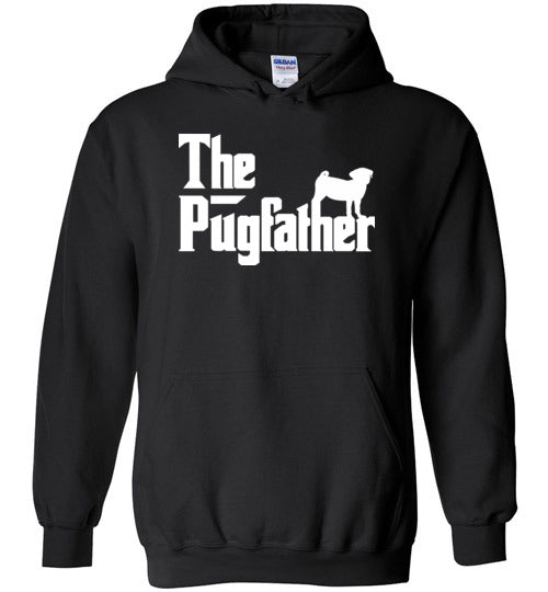 The Pugfather Hoodie Funny Pug Dad Dog Lover Gift for Men