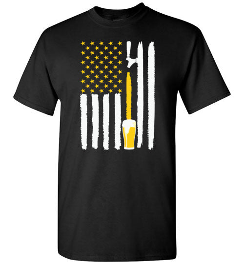 American Flag Beer Tap Shirt Give for Craft Beer Lovers and Brewers