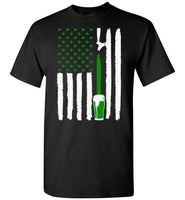Green Irish Beer Flag Irish St Patricks Day Shirt for Men