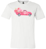 Pink Love Truck Valentines Day Shirt