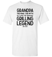 Grandpa the Man the Myth the Grilling Legend Shirt