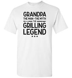 Grandpa the Man the Myth the Grilling Legend Shirt